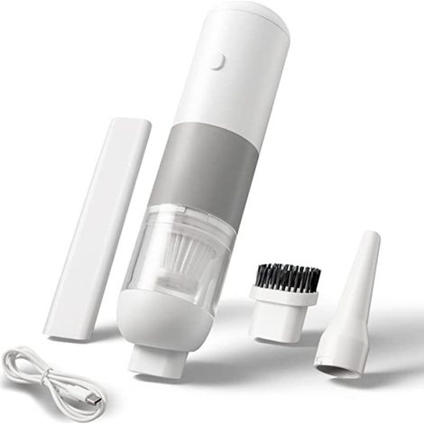 Aspirateur de voiture 12 000 Pa, aspirateur à main sans fil 120 W, haute puissance, portable, petit, rechargeable, pour voiture, maison, cuisine (1/5)