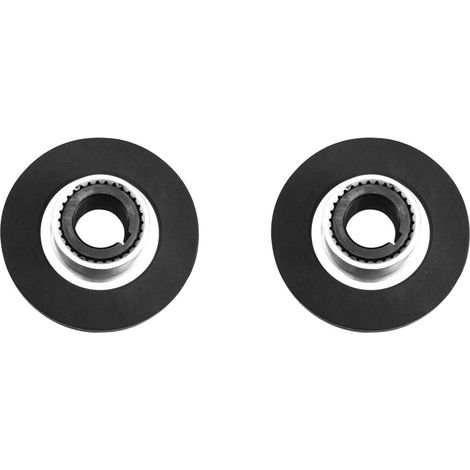 Juego de dos piezas de pastillas de freno electromagnéticas de 117 mm y discos de freno de fricción para la base YEJ100. (1/3)