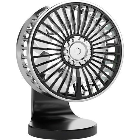 Ventilateur de voiture électrique monté sur tableau bord rotatif (1/5)