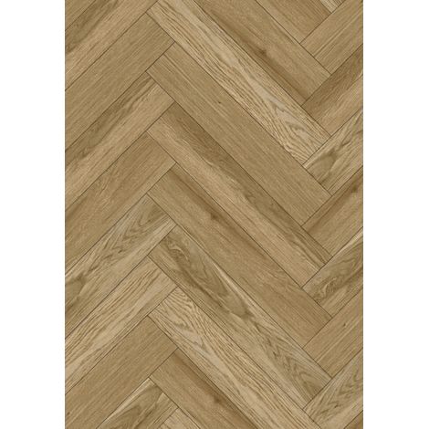 Mexen Manhattan pannelli in vinile a spina di pesce 570 x 95 mm LVT Dryback 2,5 mm, supporto in PVC, 4 V-Fuga, Rovere - F1473-05