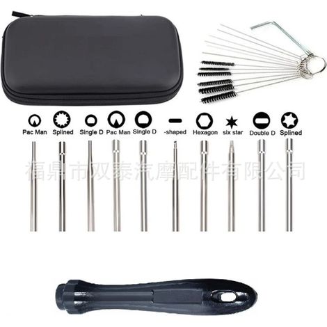 10-piece set of screwdriver, carburetor adjustment tools, motorcycle, lawnmower, chainsaw, carburetor, screwdriver, and repair tools (1/4)