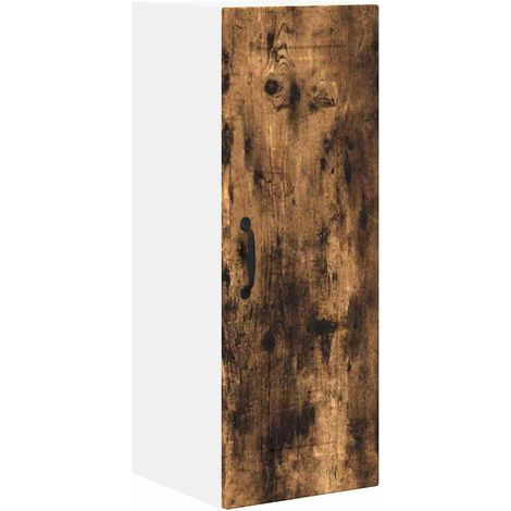 Meuble mural de cuisine,Armoire de cuisine avec étagère Chêne fumé 30 x 31 x 80 cm CFW86242 (1/5)