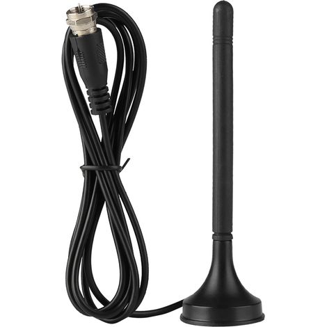 DVB-T-Digital-Autoantenne für den Innenbereich, HDTV, UHF/VHF-Dualband, Magnetfuß, 10 dB (1/5)