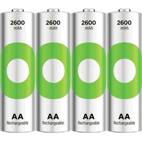GP ReCyko Mignon (AA)-Akku NiMH 2600 mAh 1.2 V 4 St. (1/5)