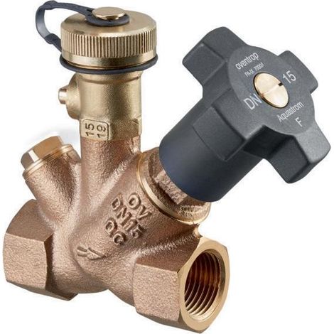 Oventrop Schrägsitzentil Aquastrom Freistromventil DN 50 2" Innengewinde mit Entleerung 4201216 (1/2)