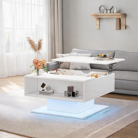 Table basse en panneau de particules 80 x 75 x 40 cm (1/5)