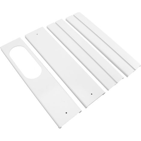 4-teiliges tragbares Klimaanlagen-Abluftset, verstellbare Paneele von 43 bis 140 cm für Fenster, luftdicht für Zuhause oder Büro (1/5)