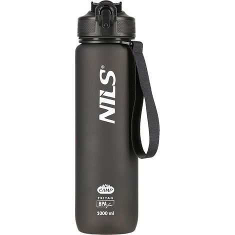 Bouteille d'eau en Tritan noir - Durable, sans BPA, 750 ml (1/5)