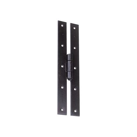 Paumelle en T - L200 - Noir - HautDroit