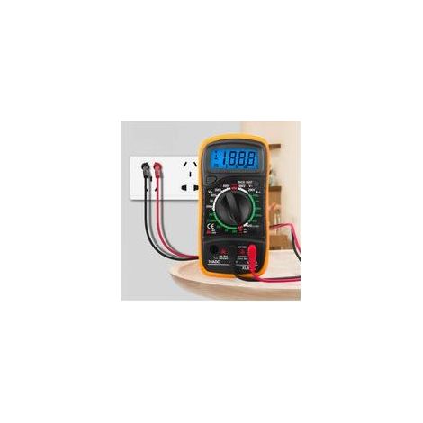 Multimètre, ohmmètre et ampèremètre Multimètre Numérique XL830L 2000 Comptes Mini Multimètre Testeur de Pile Courant Tension AC DC Résistance Buzzer Transistor Voltmètre Ampèremètre a (1/5)
