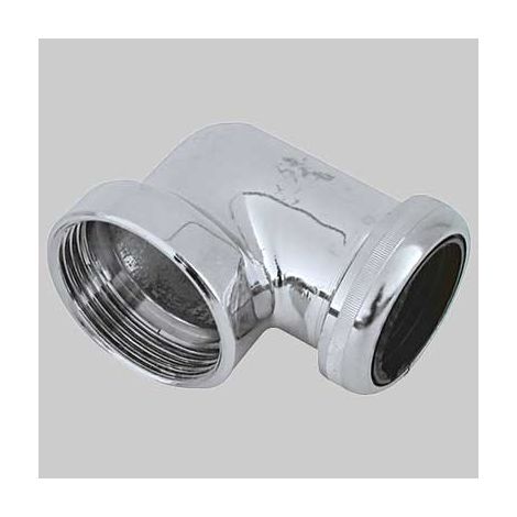 RACCORDO 90  ° CROMATO  11/4     MADE IN ITALY