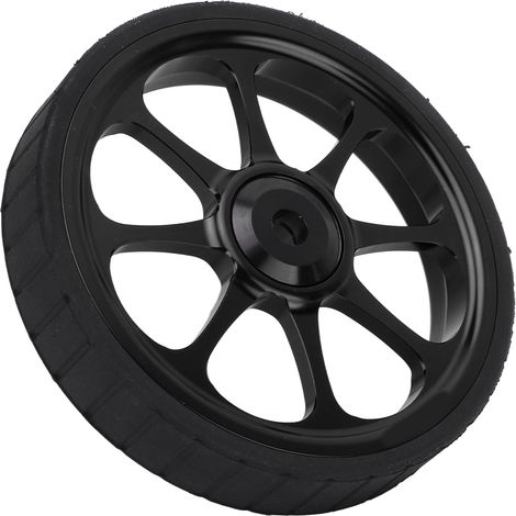 Roue de vélo pliant en alliage d'aluminium 82mm à roulement élargi pour Brompton 3sixty - Noir (1/5)