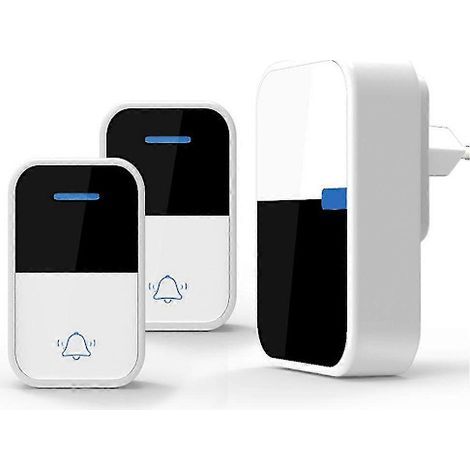 Wireless, waterproof, self-powered doorbell, no battery required, for home and outdoor use (Kinetic) - AquaForge (1/5)