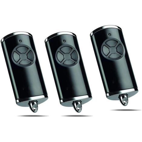 Telecomando per porta del garage 868,3 MHz BS compatibile con i trasmettitori portatili Hörmann BS HSM4, HSE2, HS1, HS4, HSZ1 e HSZ2 (confezione da 3). (1/3)