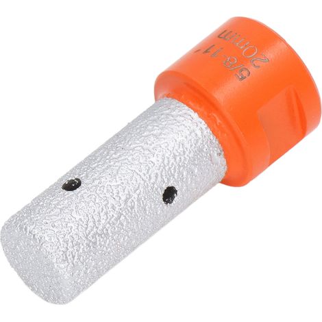 Fraise diamantée à doigts de 20 mm de diamètre pour porcelaine, céramique dure, granit et marbre (5/8 à 11 pouces). (1/5)