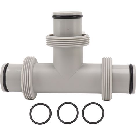 Valve Piston Tuyau Piscine Fendu 2-en-1 – Remplacement Forme T pour Entretien Pompe Système Circulation Filtre (1/5)