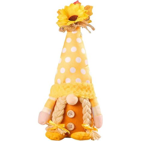 Décorations Saisonnières Et De Fêtes, Poupée Rudolph Aux Tournesols Debout, Décoration Sur Pied, Pendentif Poupée Sans Visage, Accessoire Q (1/5)
