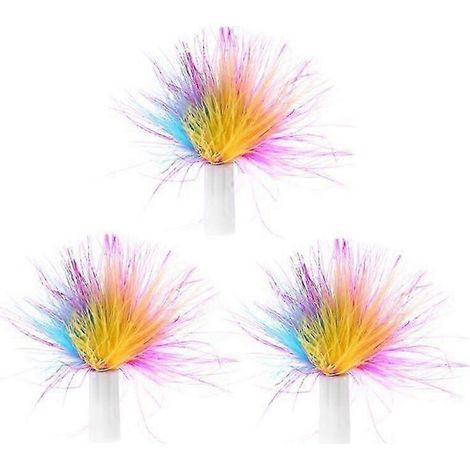 Lot de 3 jouets interactifs automatiques pour chat. avec plumes rotatives électroniques. (1/5)