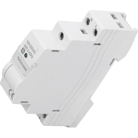Compteur d'énergie intelligent avec application de contrôle : compteur de puissance kWh, moniteur de consommation électrique domestique, 100-230 V CA, ATMS1603 (1/5)