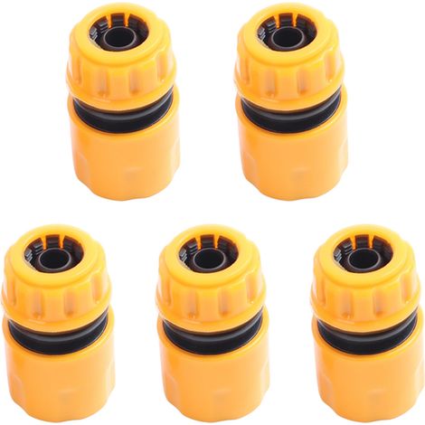 Set mit 5 ABS 3/4 Zoll Schnellkupplungs-Schlauchadaptern für den Garten (1/5)
