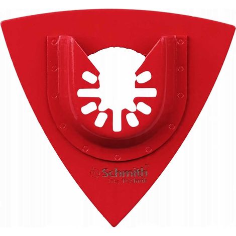 Hoja de sierra triangular para cerámica de 78 mm HM para dispositivos multifuncionales Schmith. (1/4)