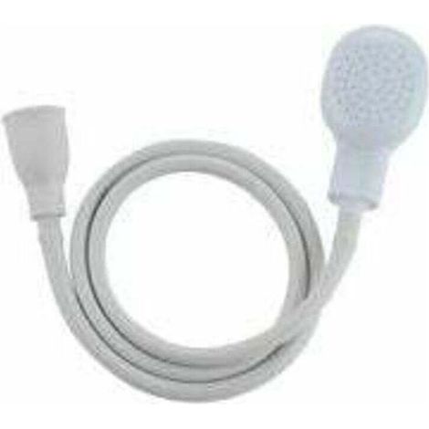 YMYNY Douchette Robinet pour Mélangeur Plastique, Douchette Tuyau Lavabo Univers Adaptable sur Robinet, Douchette Coiffure à domicile, Bain Bébé, Animal, WC (1M/39.37inch) (1/4)