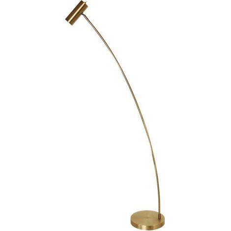 Lámpara de pie modelo Antia acabado latón, 149cm(alto) 23cm(ancho) 55cm(largo) (1/2)