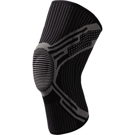 Genouillere De Compression - Avec Barres Stabilisatrices Latérales Et Coussinet En Gel Pour La Rotule - Pour Activités Sportives Et Rééducation - Taille Unique / S / M / L (1/5)