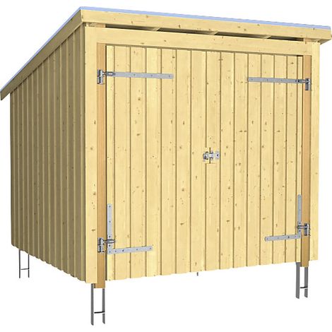 FRANKEL kaiserkraft, Abri à vélos Nordic, en bois, h x l x p (1/5)
