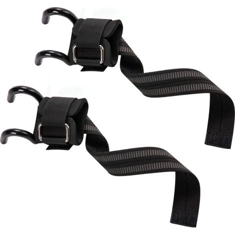 Ceinture de musculation avec support pour barres horizontales, crochet d'assistance, support pour les poignets, haltérophilie, salle de sport (1/5)