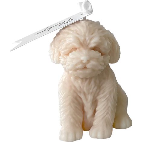 Moule En Silicone Chien - Pour Bougies En Cire De Soja Résine Époxy Savon - Décoration Maison Fête Mariage Cadeau - 1 Pièce (1/5)