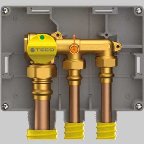 Collecteur de gaz mono, arrêt bidirectionnel K 2.3 Tc 1" - Tc 3/4" Dn20
