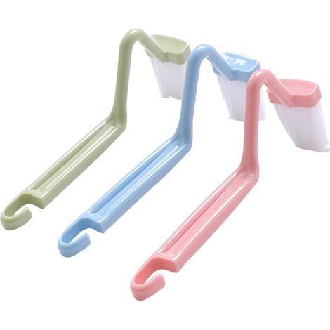 Toilet Brushes Small Type Curved Plastic Brush for Bathroom