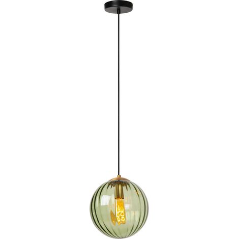 Lucide MONSARAZ - Pendelleuchten - Ø 25 cm - 1xE27 - Grün (1/5)