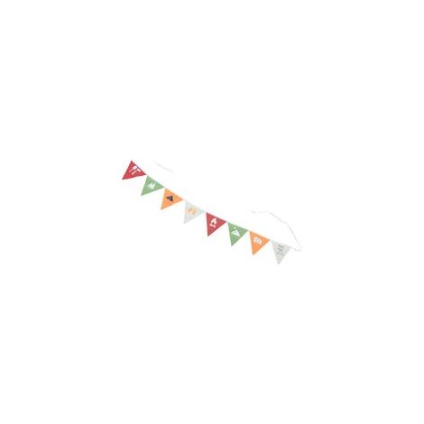 Fanion multicolore résistant à l'usure, drapeau triangulaire d'extérieur pour la décoration de jardin. (1/5)