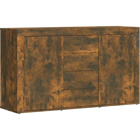 Maison Exclusive - Aparador madera contrachapada color roble ahum (1/5)