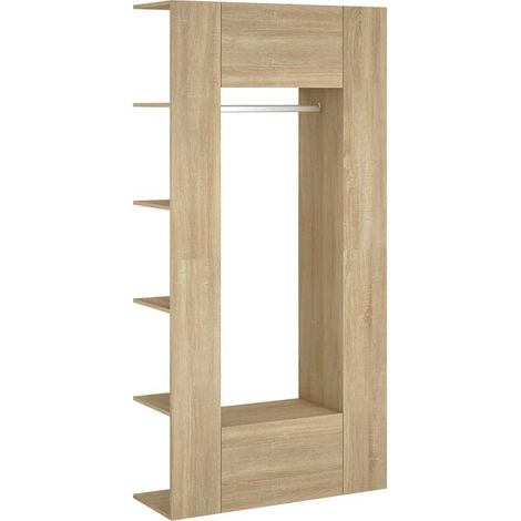 Maison Exclusive - Muebles de recibidor 2 uds madera contrachapad (1/5)