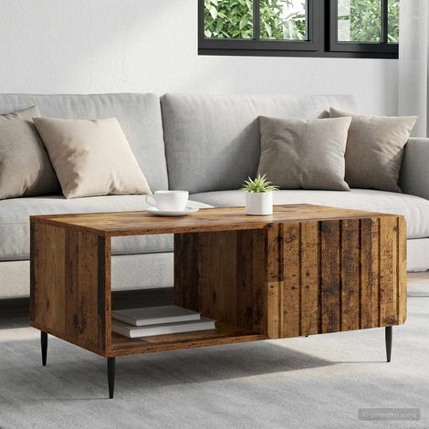 vidaXL Tavolino da salotto Legno antico 90 x 50 x 40 cm (1/5)