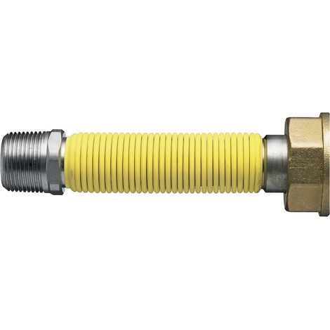 SCELTO DA DESIVERO Flessibile inox per contatori gas 3/4"m-1"1/4 f girevole dn20 l130-200 codice prod: DSV16253