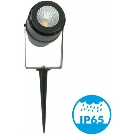 Faretto da giardino LED 12W Nero 720 LM Temperatura di colore: Bianco neutro 4000K (1/4)