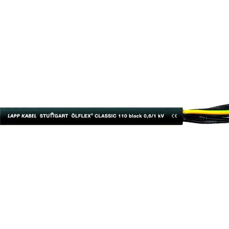 Cavo di controllo Olflex Classic 110 Nero 0,6/1 kV 2x2,5 1120339 /bobina/