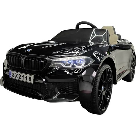 Auto Elettrica per Bambini Doppio Motore 24V BMW M5 Nero Metallizzato