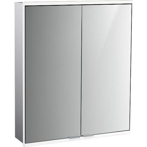 emco 800 Lichtspiegelschrank, Aufputz/Unterputz, 2 Türen, 600mm, (1/3)