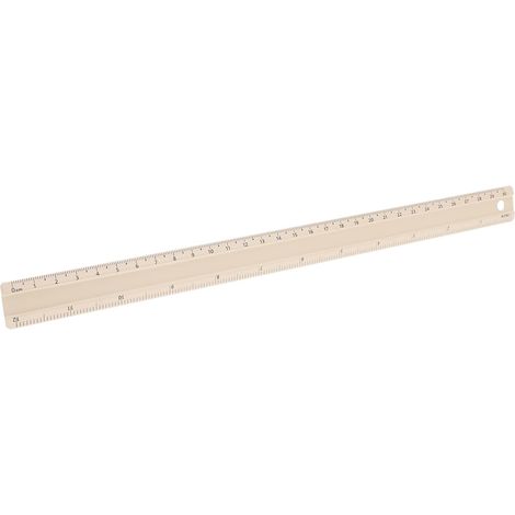 Règle TEHAUX en alliage d'aluminium beige pour le bureau, avec (1/5)