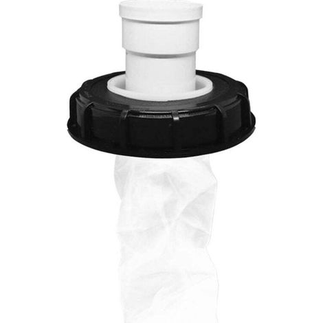 Gerader IBC-Filter mit Deckel, 163 mm Nylon-Regenwasserfilter, waschbar mit Deckel für DN 150 IBC-Regenwassertank