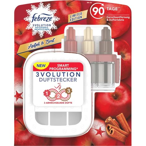 Febreze 3Volution Duftstecker Starterkit Apfel-Zimt Duftstecker Starterkit, 20ml