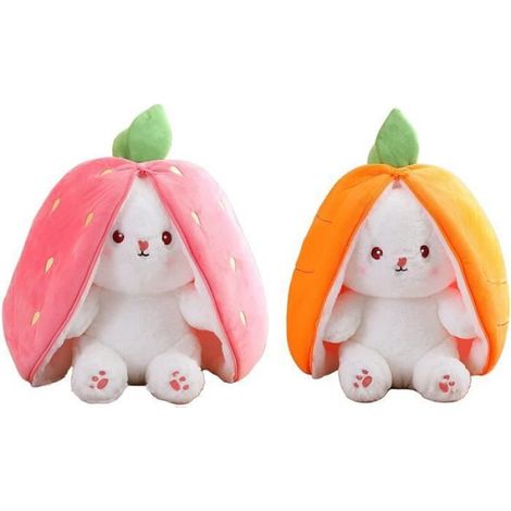 Lapin Cache-Cache - Jouet En Peluche Blanc - Décoration De Pâques Pour Enfants - 1 Pièce (1/4)