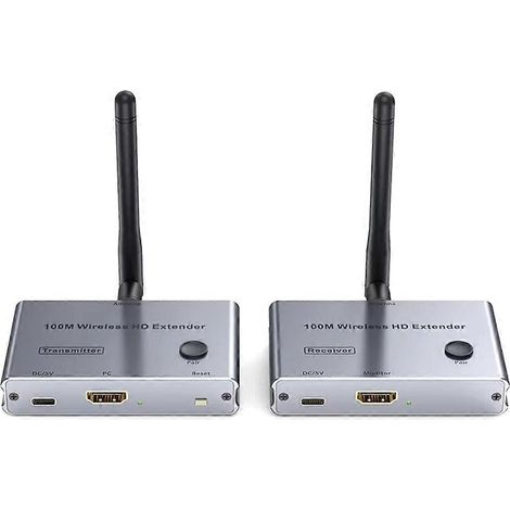 Émetteur-récepteur HD sans fil, changeur d'écran, répéteur sans fil 100 m, récepteur d'affichage Wi-Fi, duplication d'écran multi-appareils (1/5)