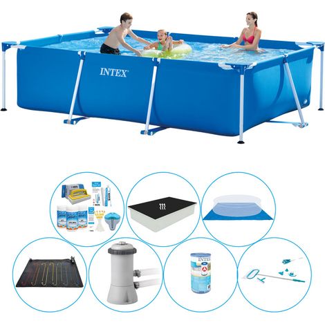 Intex Piscine Tubulaire Rectangulaire - 300x200x75 cm - 7-pièces S20052 (1/5)