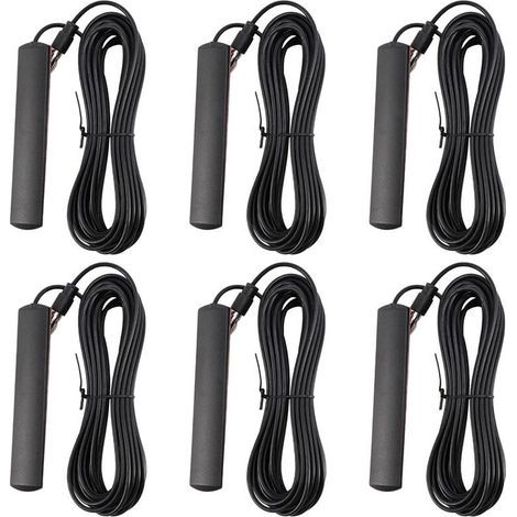 6X Ant-309 Antenne Autoradio - Voiture Universelle Antenne Radio Fm Patch Antenne Radio Noire Antenne 85-112Mhz 5M Câble (1/2)